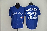 Blue Jays 32 Roy Halladay Royal Cool Base Jersey,baseball caps,new era cap wholesale,wholesale hats